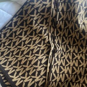 Michael Kors Black and Tan scarf